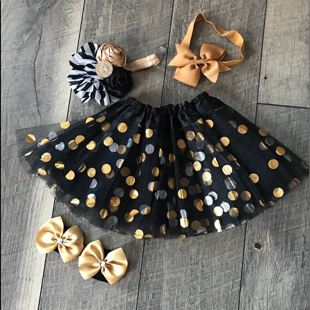 Baby girl accessories set
